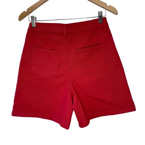 High Rise Buttonfly Shorts - Picture 2 of 5